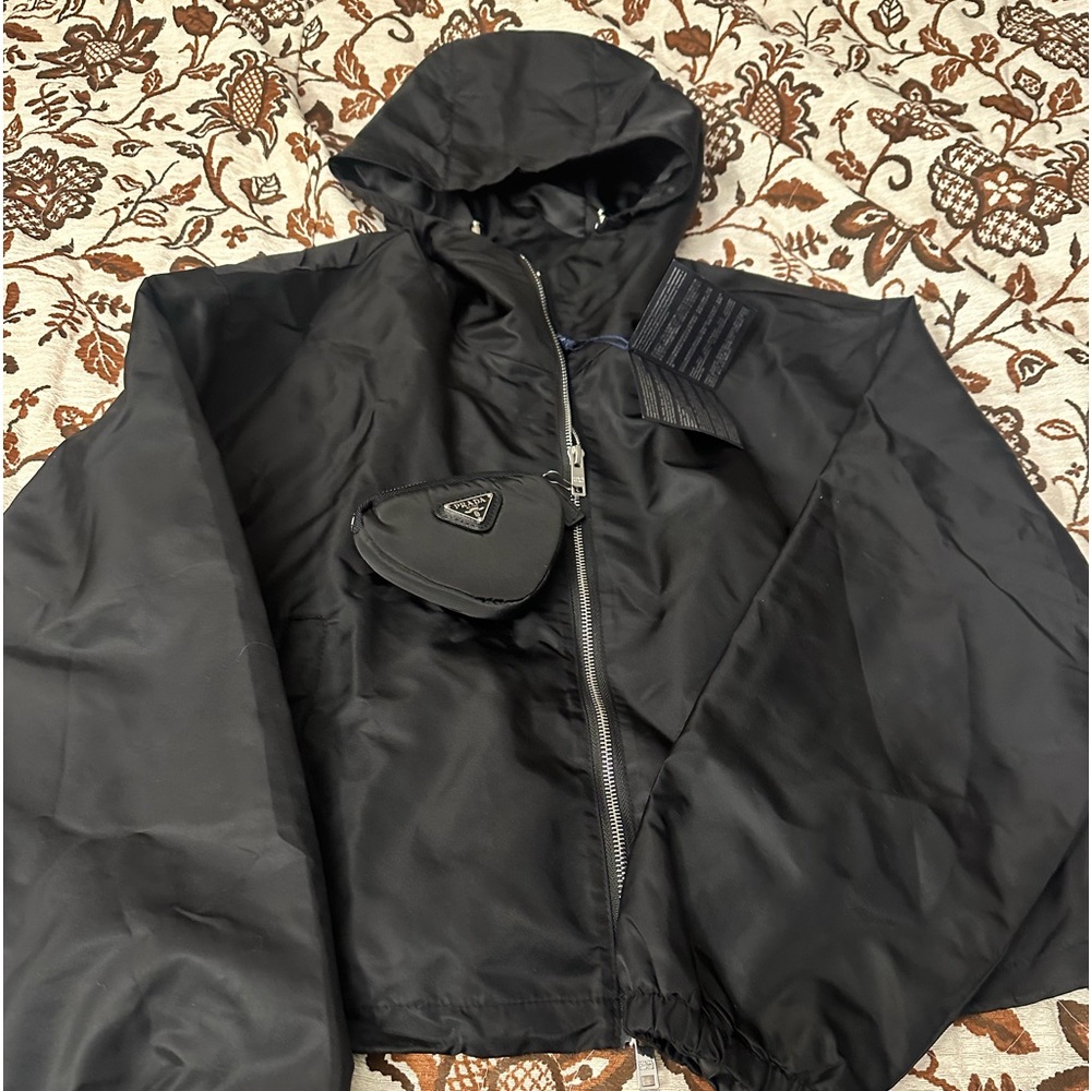 Prada cropped hoodie